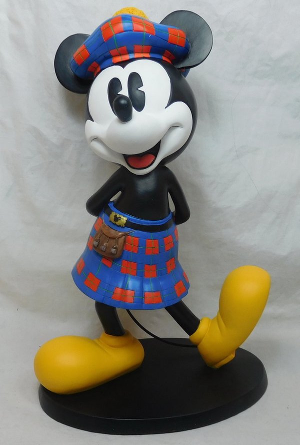 Enesco Enchanting Große Mickey Figur als Schotte A27543