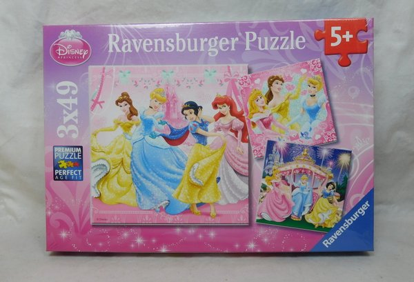 Ravensburger Puzzle 3x49 Disney Schneewittchen