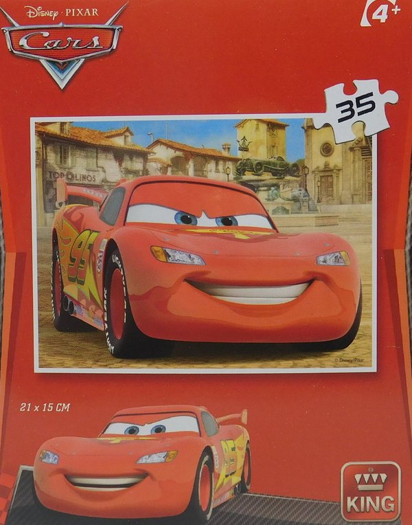 King Puzzle 35 Teile Cars Lightning McQueen