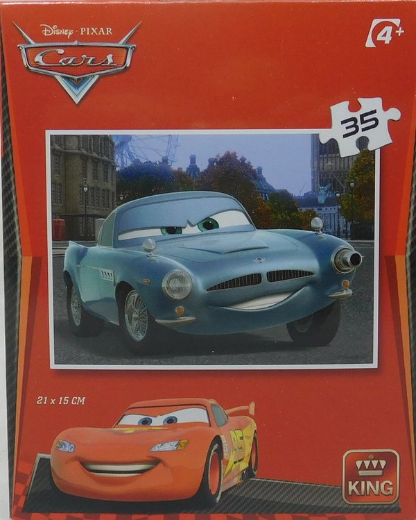 King Puzzle 35 Teile Cars Finn McMissile