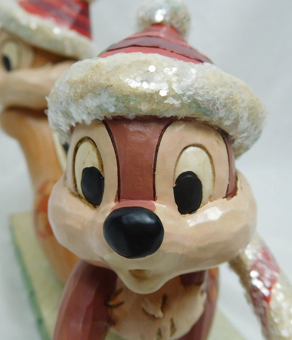 Enesco Disney Traditions Jim Shore Chip & Chap 4051975 Candy Cane Caper