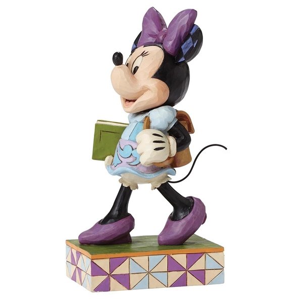 Enesco Disney Traditions Minnie lernend 4051996