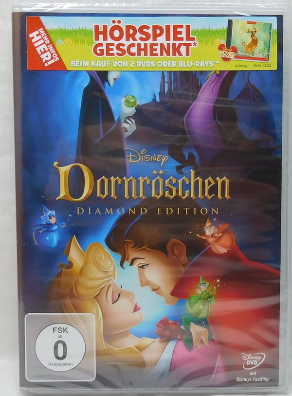 Disey DVD Dornröschen (Diamond Edition) Aurora Maleficent