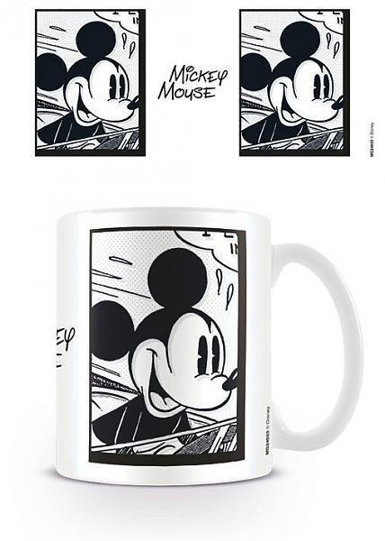 Disney Tasse Kaffeetasse Mug : Mickey Mouse Gesicht im Rhamen