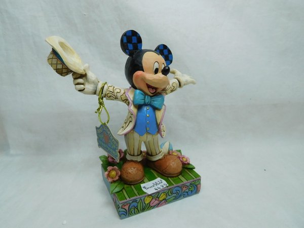 Disney Traditions Spring Mickey Mouse Hats Off to Spring Statue