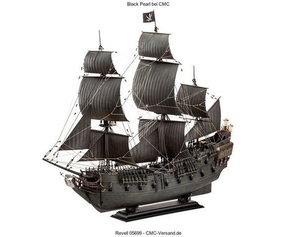 Pirates of the Caribbean Salazars Rache Modellbausatz 1/150 Black Pearl 26 cm