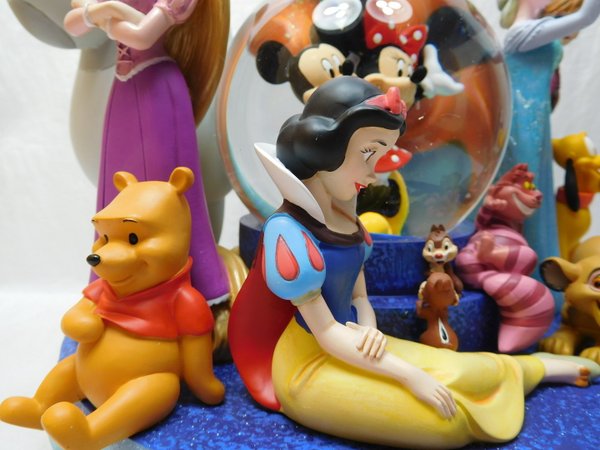 Große Schneekugel Mickey Minnie Pluto donald Goffy und mehr 30 Jahre Disney Store