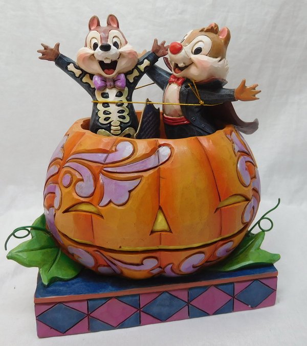 Disney Enesco Jim Shore Traditions : 4057947 Tiny Tricksters Chip & Chap Halloween