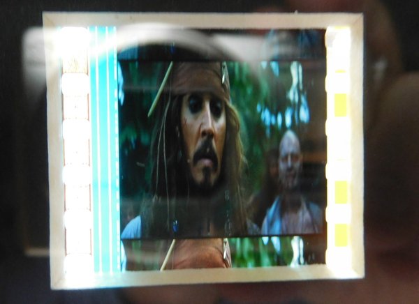 Mini Cell Filmstreifen Pirates of the Caribbean on Stranger Tides Capt. Jack Sparrow