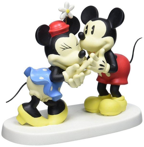 Precious Moments Mickey und Minnie in Love aus Porzellan