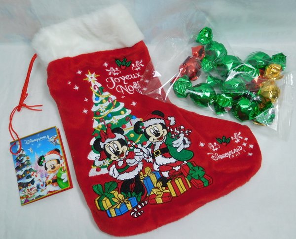 Disney Weihnachten Frohe Weihnachten Stiefel aus Stoff mit Nuss Schokoladenbonbons