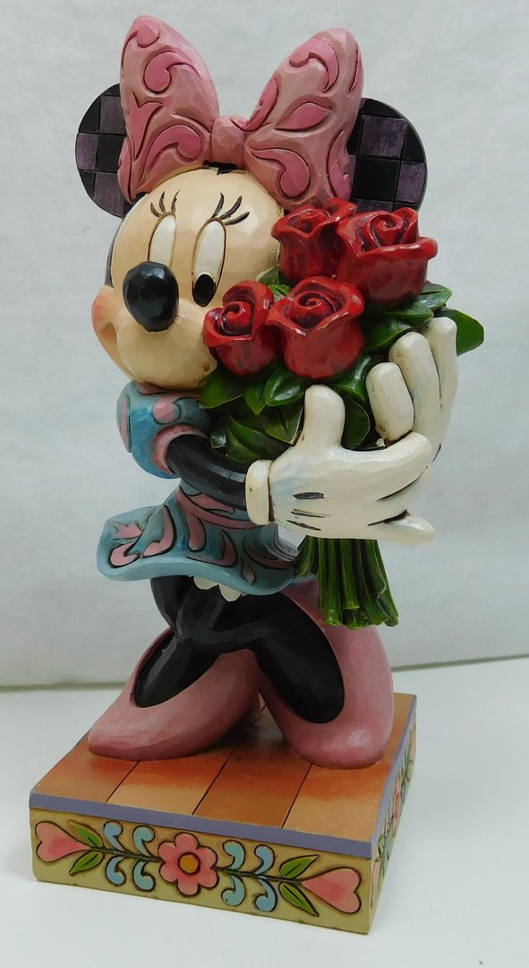 Enesco Disney Traditions by Jim Shore Minnie Mouse mit Rose Figur 4031480