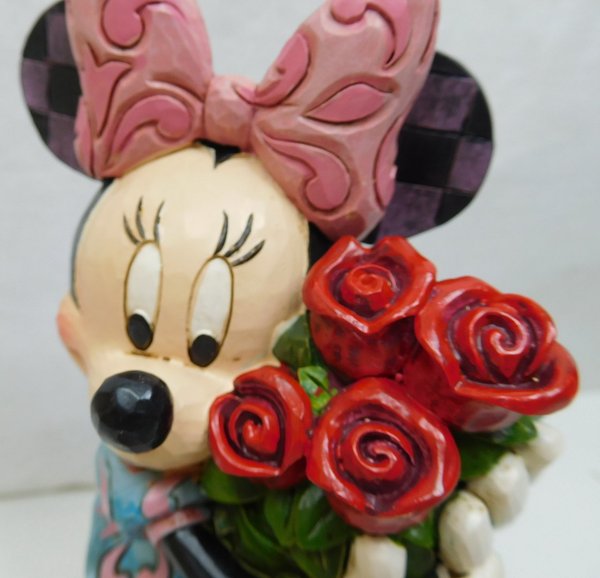 Enesco Disney Traditions by Jim Shore Minnie Mouse mit Rose Figur 4031480