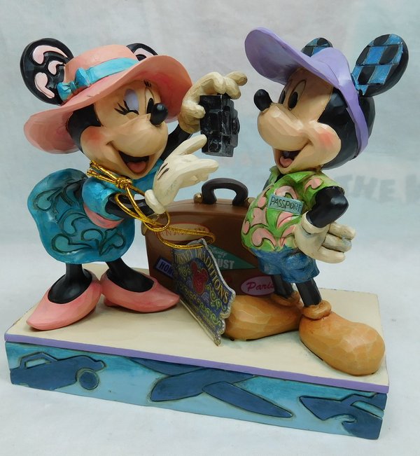 Jim Shore Disney Traditions by Enesco 4059731 Urlaub Mickey & Minnie Figur