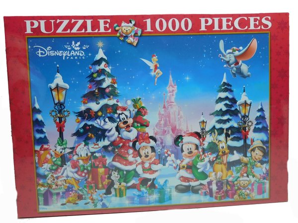 Puzzle Jigsaw Disneyland Paris Weihnachten Christmas
