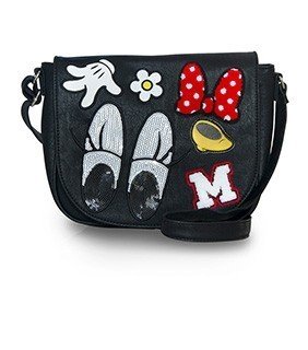 Loungefly  Disney Minnie Patches Crossbody Bag