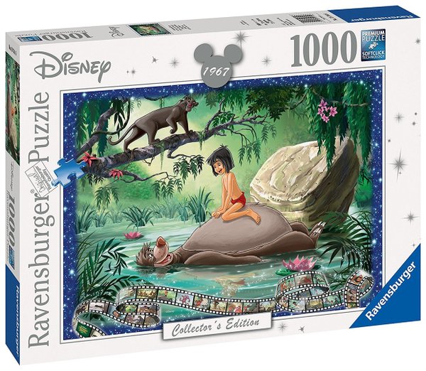 Ravensburger 19744 Puzzle, 1000 Teile, Disney Dschungelbuch