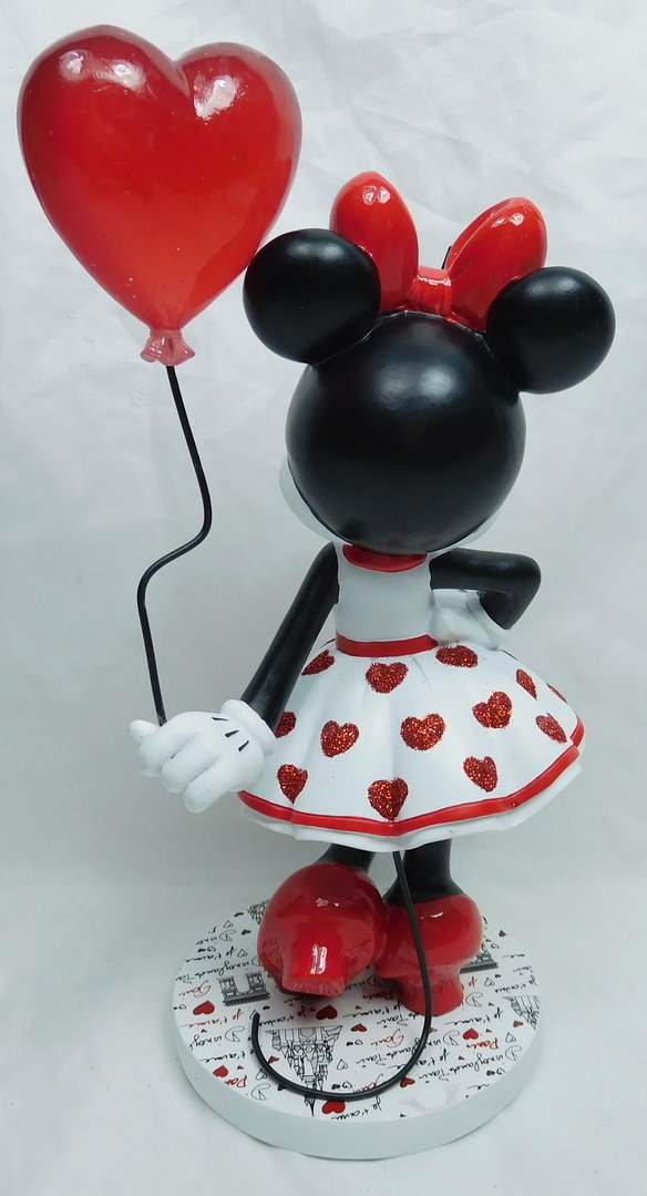 Disney Disneyland Paris Figur Minnie Mouse im Paris 2018 Look Je taime