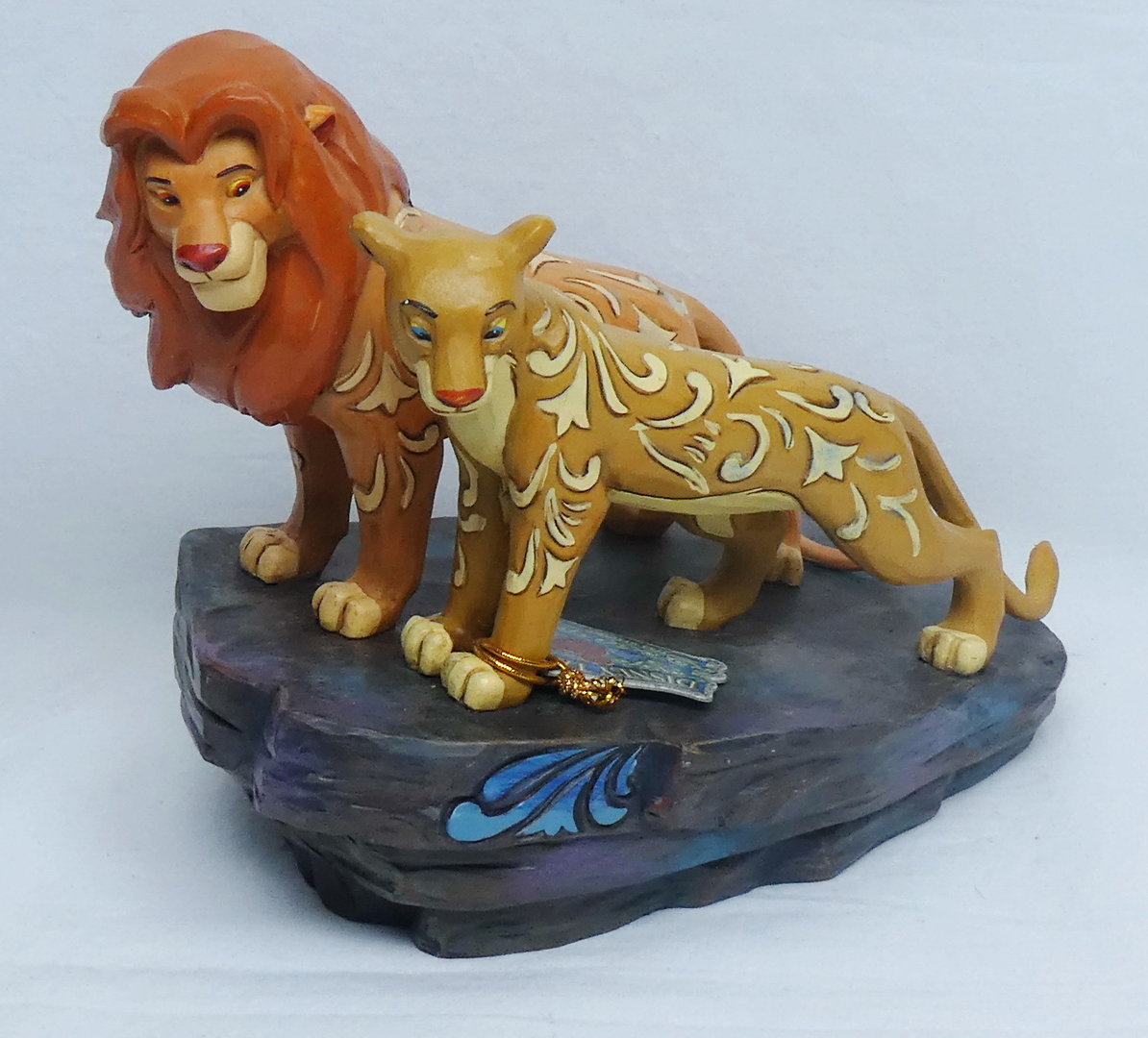 Disney Figur enesco Shore Traditions 4040432 Simba Nla König der Löwen Pride Roc