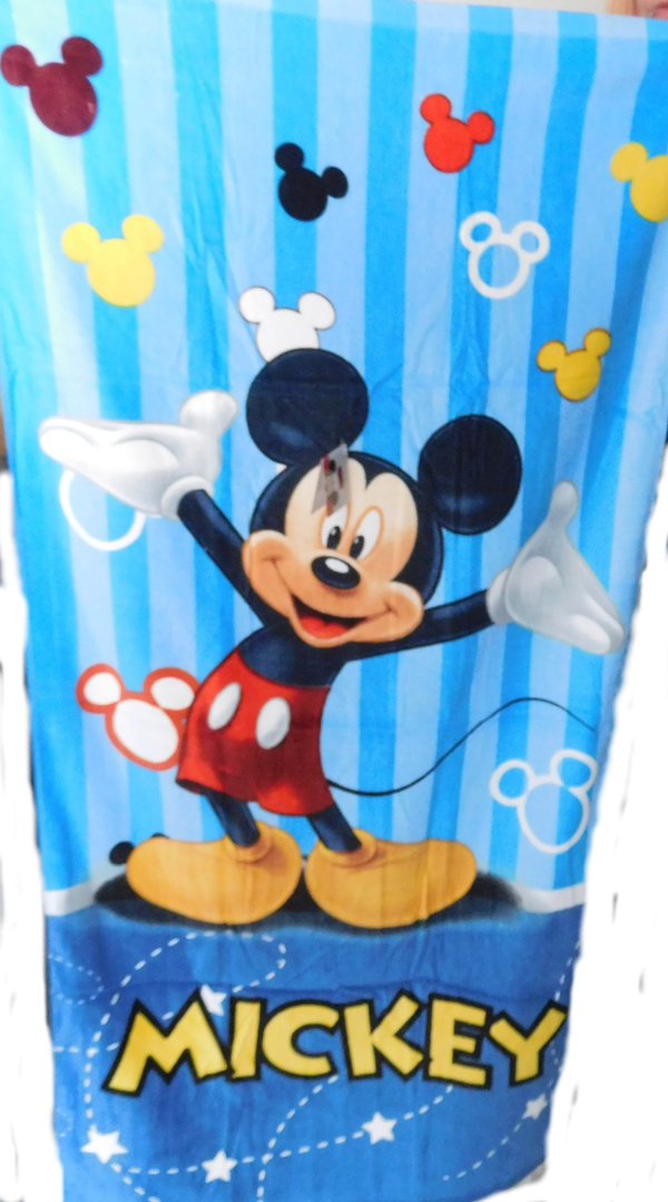 Mickey Maus Strandtuch 70x140 cm Saunatuch Badetuch Handtuch Disney Mouse 