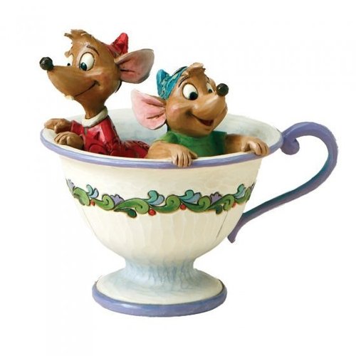 Tea for Two JAQ GUS Mäuse Tasse Cinderella Jim Shore Disney Traditions 4016557