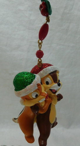 Hanging Ornament / Weihnachtsbaumschmuck : Chip & Chap A-und B Hörnchen