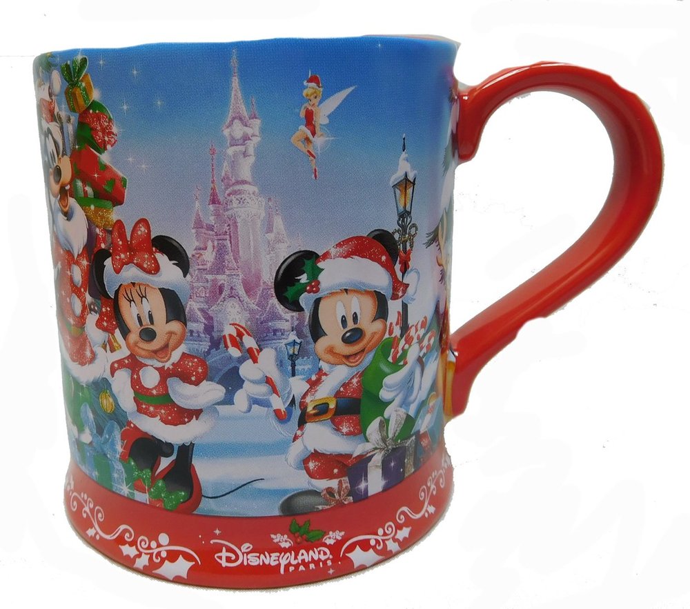 groß Becher Pott Mug NEU Disneyland Paris Micky Maus Disney 