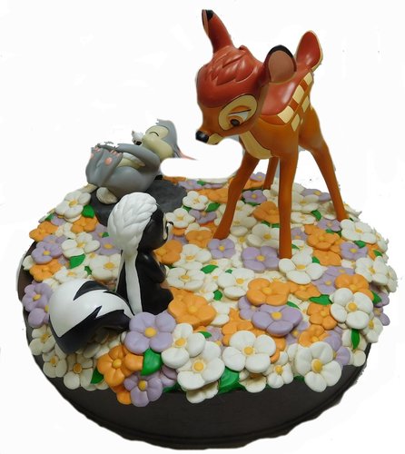 Diorama Bambi Klopfer und Blume