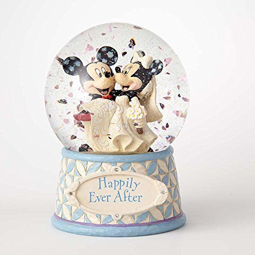 Enesco Disney Traditions Mickey & Minnie Wedding Schneekugel Hochzeit 4059185