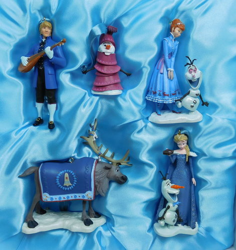 disney Ornament Wei´hnachtsbaumschmuck Olaf taut auf 5 Figuren