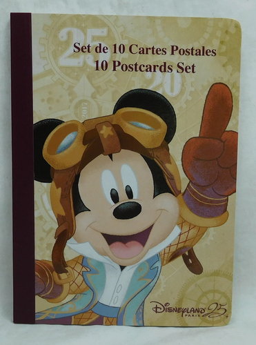 Disney 25 Jahe Disneyland Paris 10 Stück Postkartenset Explorers