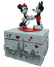 Disney Disneyland Paris Spieluhr Figur Mickey und Minnie Mouse J'taime mon amour