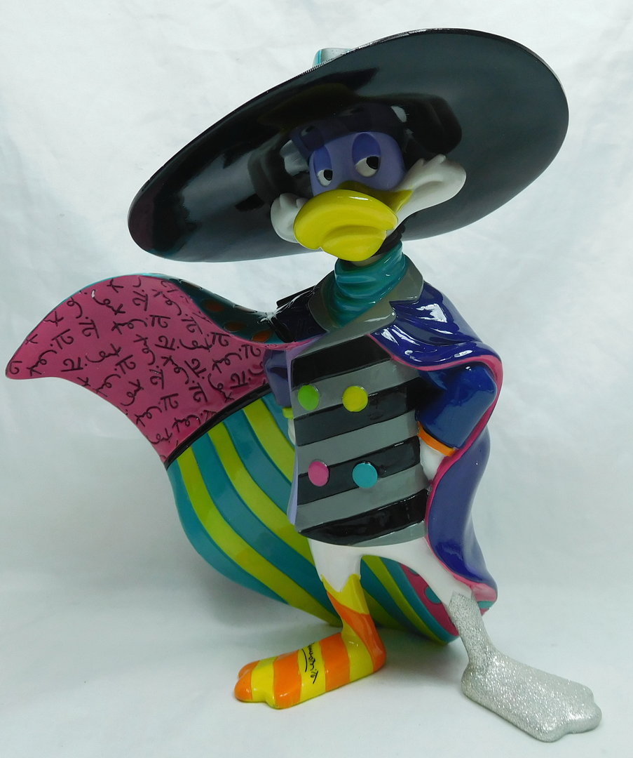 DARKWING DUCK Ducktales Romero Britto 6001012 Enesco Disney PopArt Skulptur 