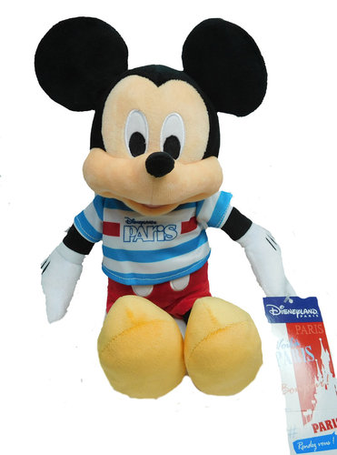Stofftier Stoff Puppe  Plüschtier Disney Disneyland Paris Mickey Mouse  Rendez vous!