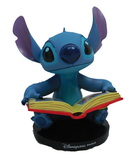 Disney Figur Disneyland Paris Stitch 10cm mit Buch