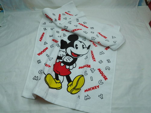 Handtuch Towels Geschirrtuch : Mickey Mouse mit Buchstaben