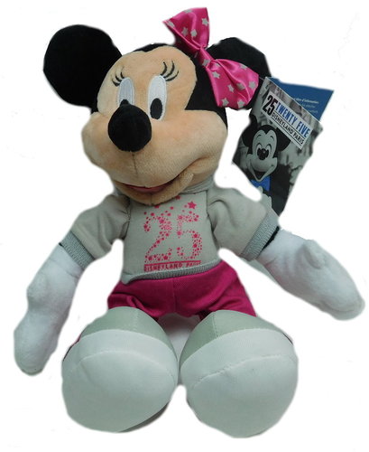 Disney Disneyland Paris 25 Jahre Plüsch Minnie Mouse 26 cm