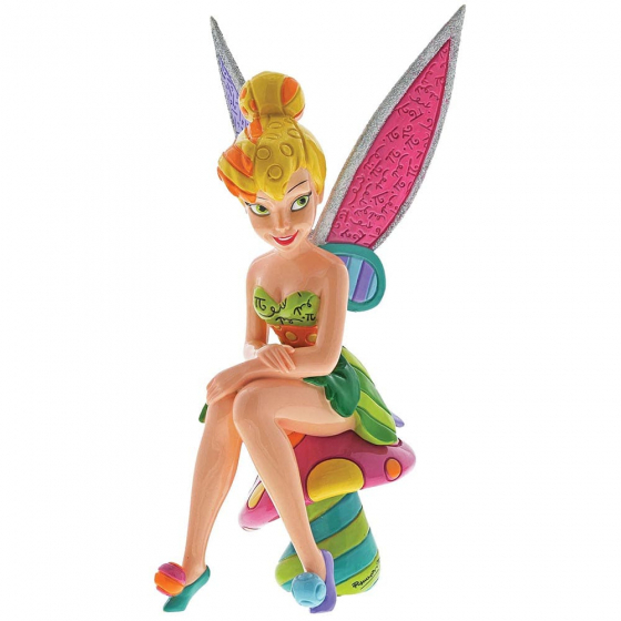 Disney Britto Tinker Bell Sitzender Sammler Figur Verpackt 