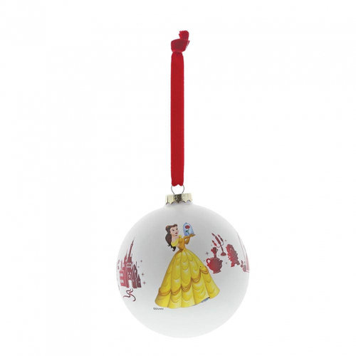 Disney Enesco Enchanting Ornament Weihnachtsbaumschmuck Die schöne und das Biest Weihnachtsbaumkugel