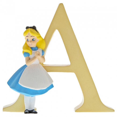 Disney Enesco Enchanting Buchstabe : "A" Alice in Wonderland