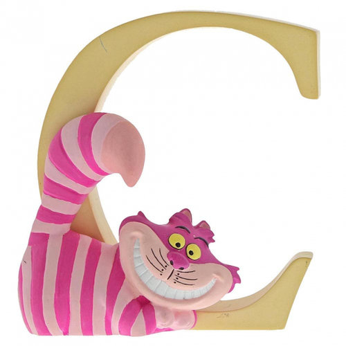 Disney Enesco Enchanting Buchstabe : "C" - Cheshire Cat