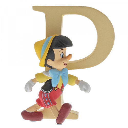 Disney Enesco Enchanting Buchstabe : "P" - Pinocchio