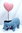 Disney Enesco Traditions Figur Jim Shore : Winnie Pooh Eeyore mit Herzballon