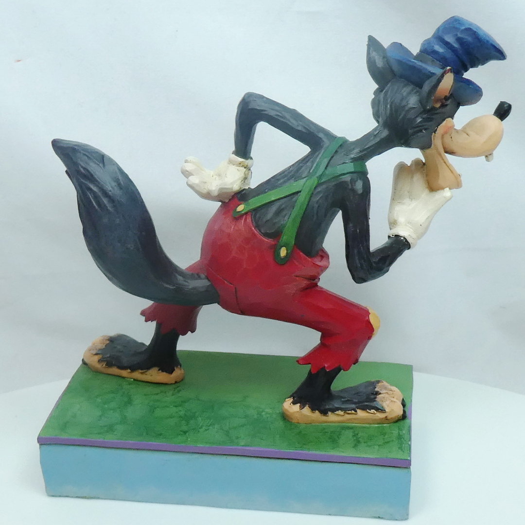 Disney Enesco Figur Jim Shore Traditions 6005973 Ede wolf Silly Symphony Wolf 