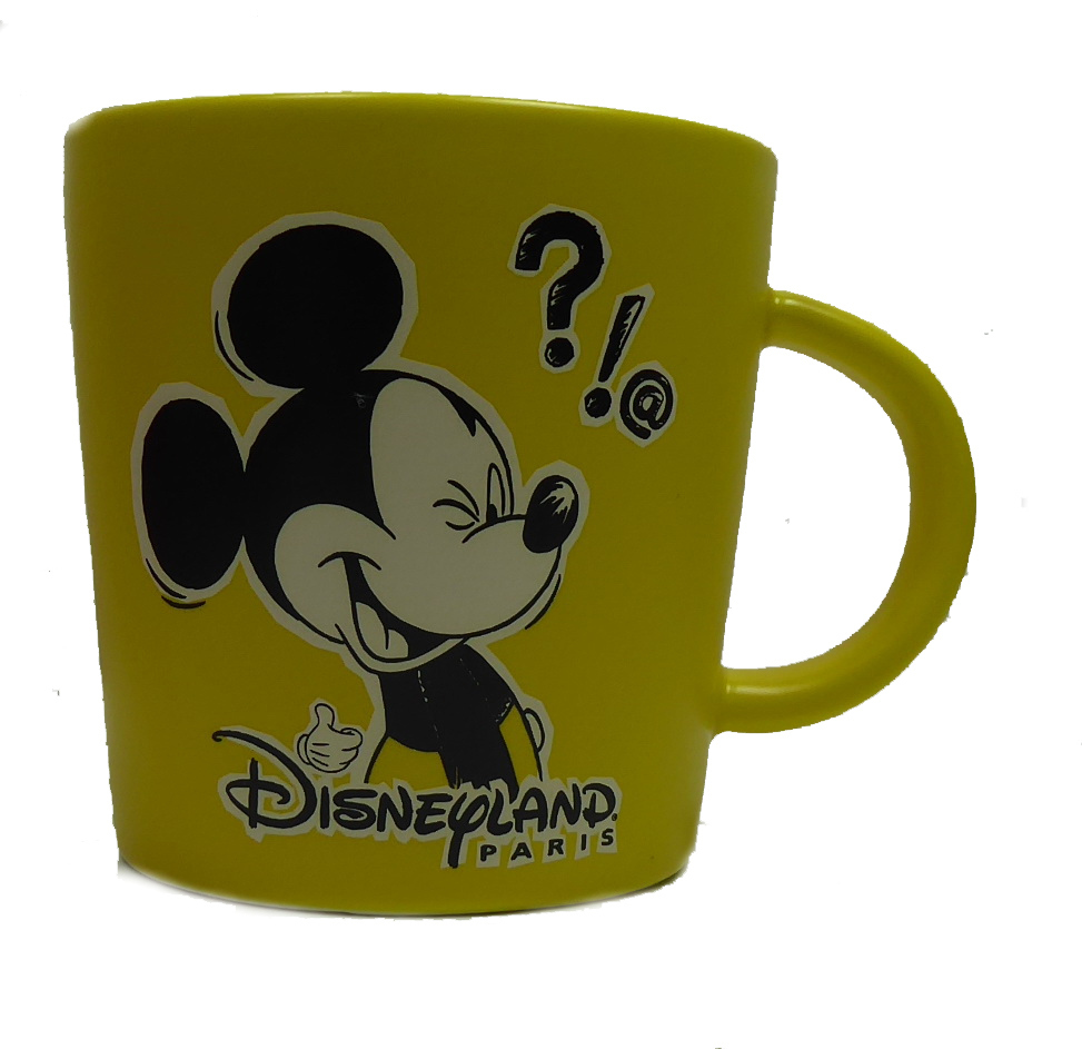 Disney Tasse MUG Pott Kaffeetasse Teetasse CRAZY POP Mickey Mouse rot 