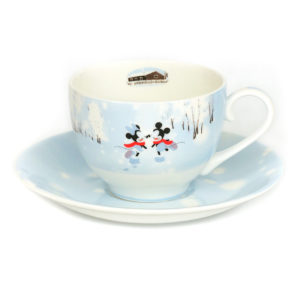 Disney Tasse Teetasse Set Kaffeetasse English Ladies Mickey Minnie Winter 
