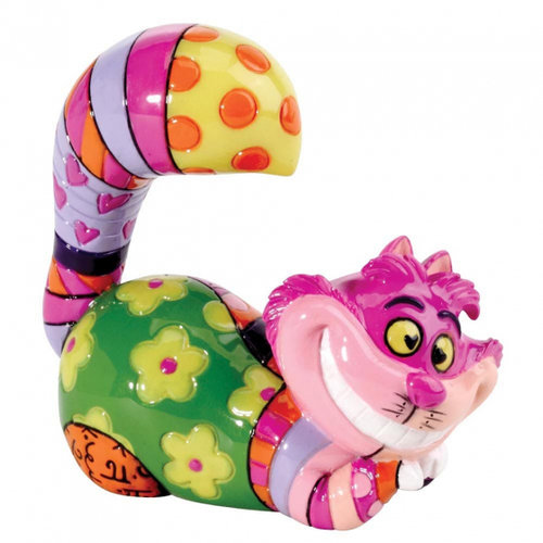 Disney Enesco Romero Britto Figur : Grinsekatze Cheshire Cat aus Alice im Wunderland