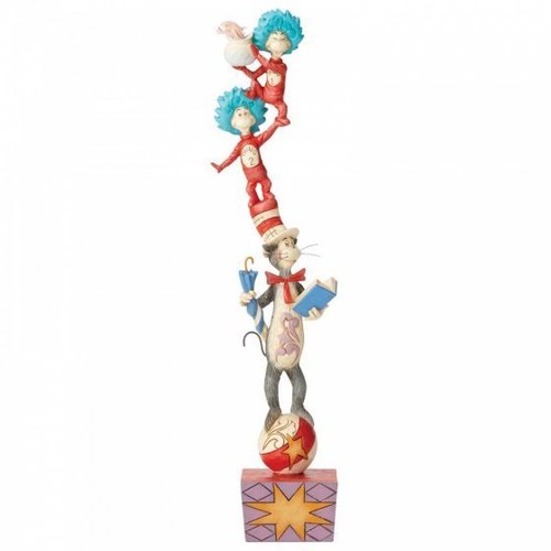 Disney Figur Enesco Traditions Shore Dr. Seuss 6002907 CaT in the Hat stacked