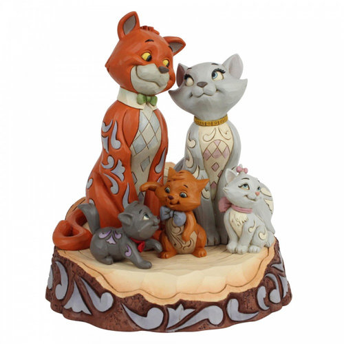 Disney Enesco Jim Shore Traditions 6007057 Carved by Heart Aristocats