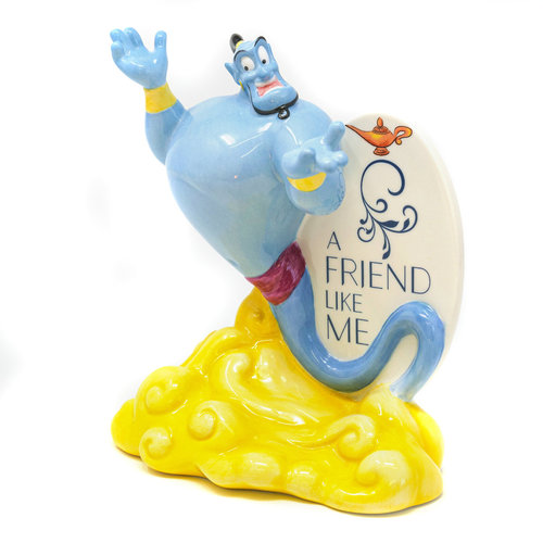 Disney Figur English Ladies Porzellan mit 24k Gold Anteil : Aladdin Genie